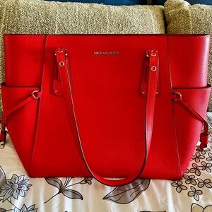 Michael Kors Vibrant Red Tote